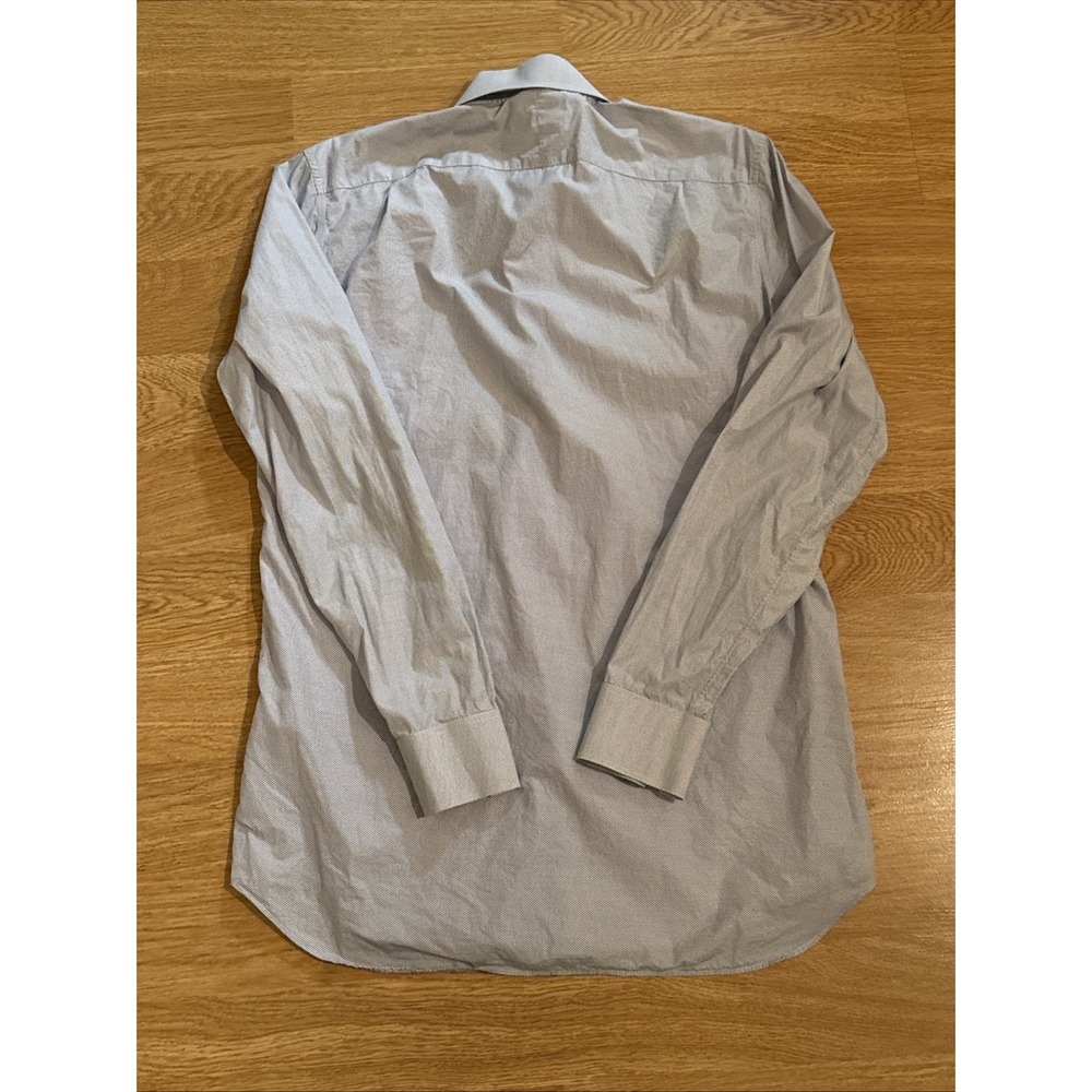 Bonobos Italian Shirting Shirt Men's 16-36 Slim Fit Blue/White Geometric Preppy - Picture 5 of 7